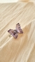 Anillo mariposa cristal - Lila transparente - comprar online