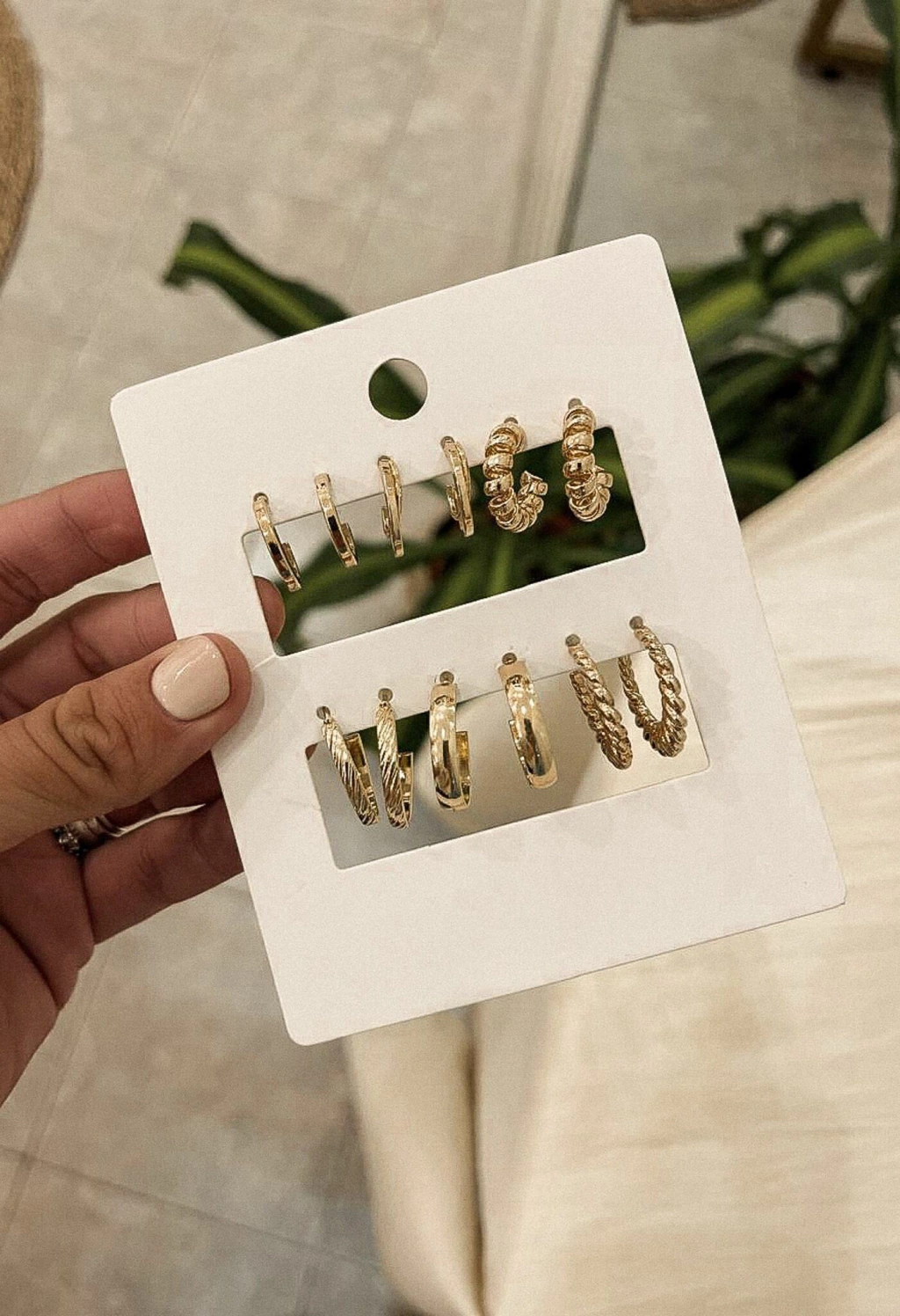 Aros Set Mary - Gold