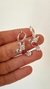Aros Argolla Con Dije Colgante Colibri Picaflor Fucsia (Aroab68) - comprar online