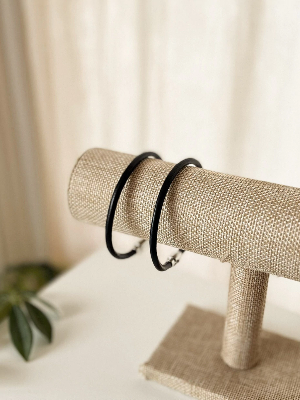 Pulsera de cuero - Negro