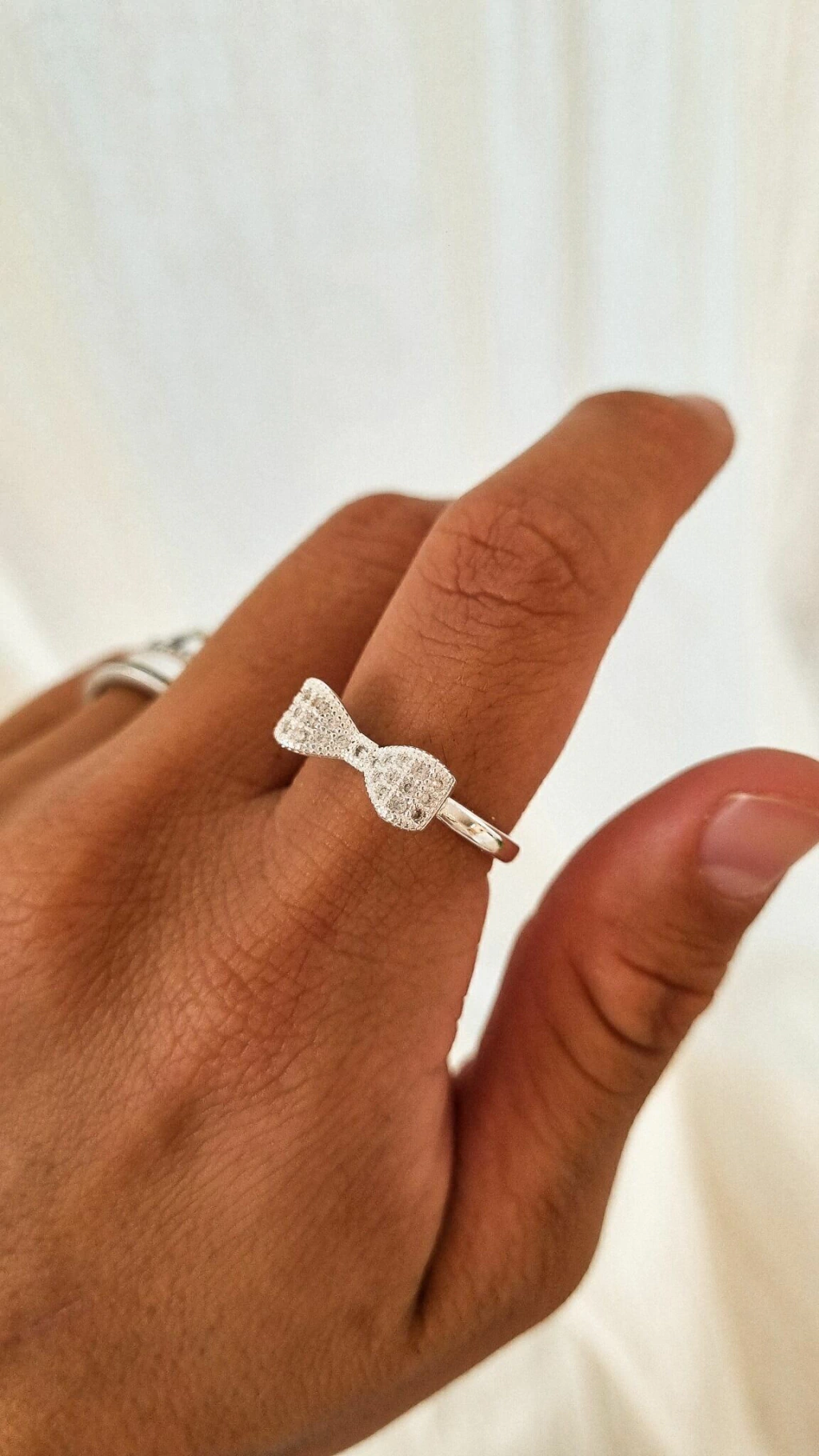 Anillo moño micropave