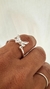 Anillo mariposa y cubic - ajustable