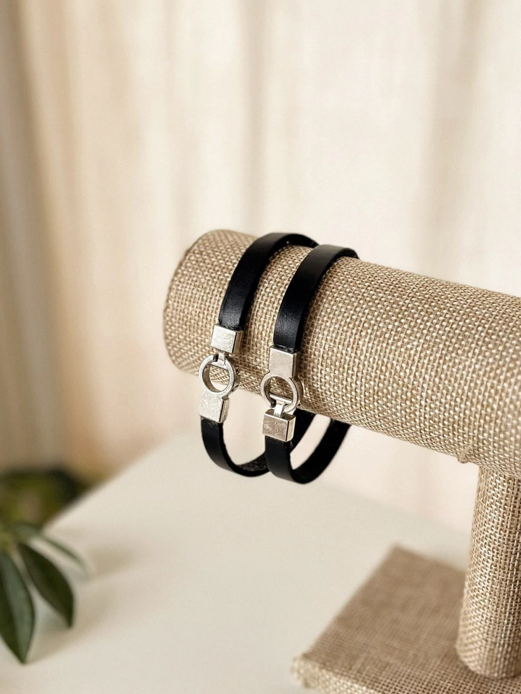 Pulsera de cuero 8mm