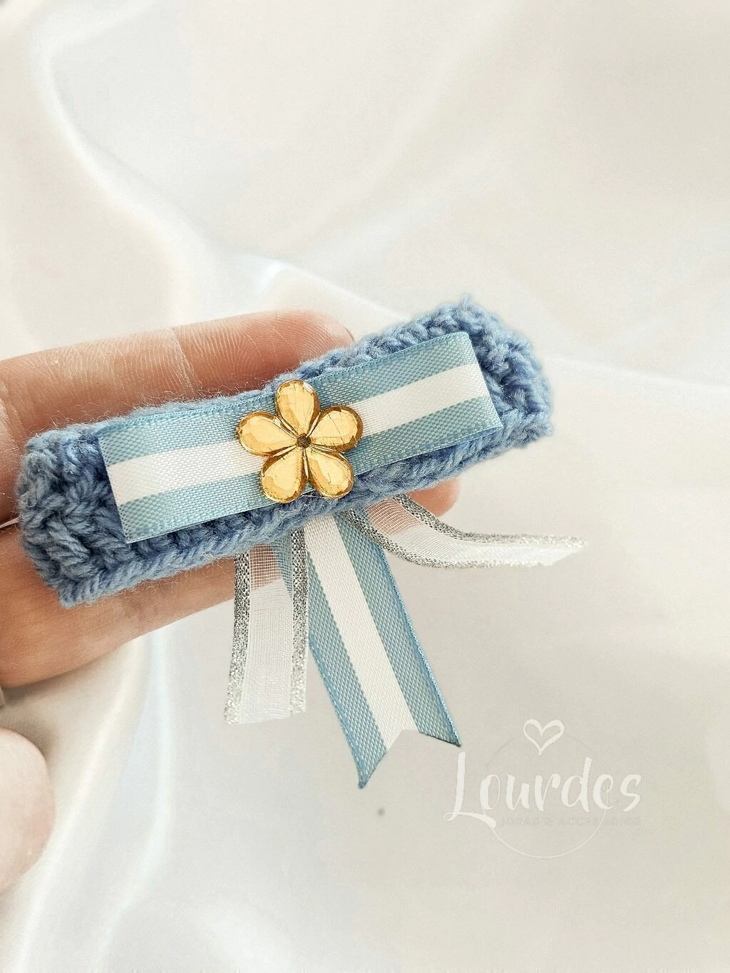 Escarapela Moño Crochet Mod42