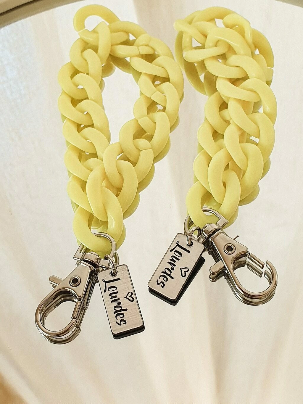 Llaveros Tini Amarillo (Acclla12)