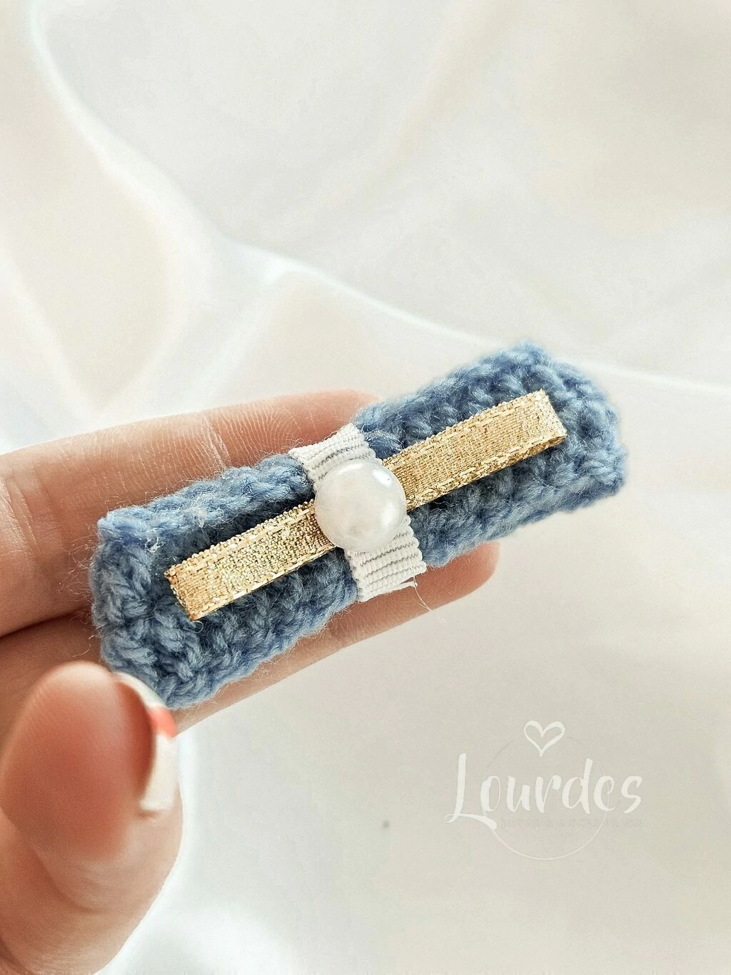 Escarapela Moño Crochet Mod39