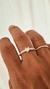 Anillo solitario corazon de cubic - comprar online