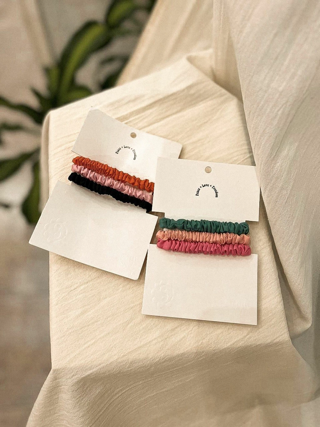Scrunchie mini colour - set x3