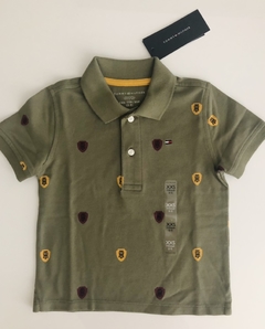 Polo verde escudos TOMMY HILFIGER® - comprar online