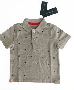 Polo gris banderitas TOMMY HILFIGER®
