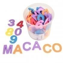 Jogo Alfanumerico - Em Eva - Kit Fnde 6 Mm 102 Pcs