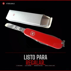 Cortaplumas Victorinox Spartan 12 Usos Rojo con Grabado Laser personalizado - STEELSALE