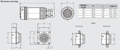 Euchner Conector DIN 28 Polos Macho - HBA