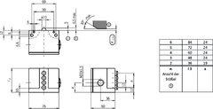 Euchner SN04K12-502-M - Chave de fim de curso múltipla vertical - 4 Elementos tipo Esferico (Dome) - comprar online