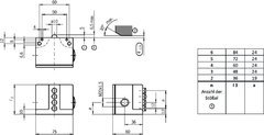 Euchner SN06R12-502-M - Chave de fim de curso múltipla vertical - 6 Elementos tipo Chanfro Rolete - comprar online