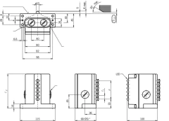 Euchner GSBF08D12-502-M - Chave de fim de curso múltipla vertical - 8 Elementos tipo Chanfro (Teto) - comprar online