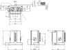 Euchner GSBF06D12-502-M - Chave de fim de curso múltipla vertical - 6 Elementos tipo Chanfro (Teto) - comprar online