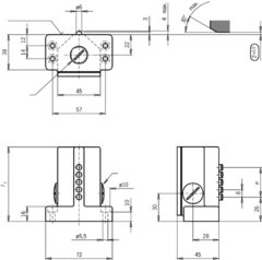 Euchner GSBF02D08-552-M - Chave de fim de curso múltipla vertical - 2 Elementos tipo Teto - comprar online