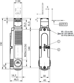 Euchner Atuador Radial S-LR-SN para Chaves STM / STP / STA - loja online