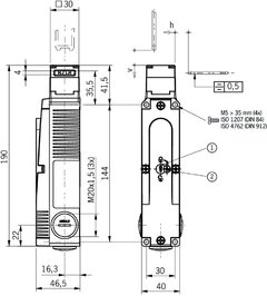 Euchner Atuador Radial S-LR-SN para Chaves STM / STP / STA - comprar online