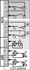 Euchner STA3A-4121A024SR11 - Chave de Segurança Metálica com Bloqueio e Conector SR11 - Shmr Automacao