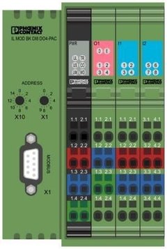 Phoenix Modulo de Rede Modbus RTU com 8DI e 4DO - comprar online