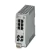 Phoenix Switch FL 2206-2FX ST - 6x RJ45 10/100 MBit/s, 2x Fibra ST-multimodo 100 MBit/s