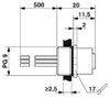 Phoenix SACC-E-M12FS-4CON-PG9/0,5 Cabo com Conector Flange Femea M12 A 4P - comprar online