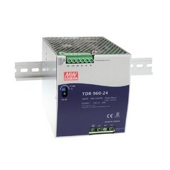 MW Fonte 960W TDR-960-24 - Trifasica 340-550VAC Saida 24VDC - 40A