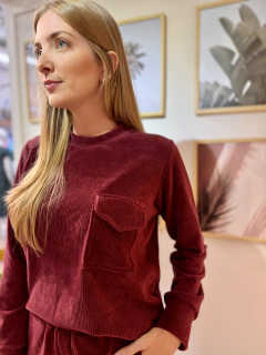 CONJUNTO MOLETOM SOFIA MARSALA