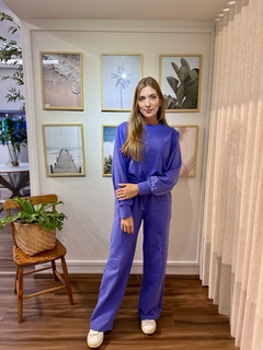 CONJUNTO MOLETOM ISABELA LILAS na internet