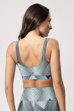 TOP GIU EMANA VERDE E PRETO - comprar online