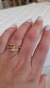 ANILLO ORO LAMINADO | CAMELIA - comprar online