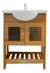 Vanitory Polonia Madera 2 Puertas + Deck C/Mesada - comprar online