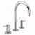 Set Grifería Baño Completo Hydros Zen Lever Flor Ducha Cuadrada - comprar online