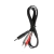 Cable Auxiliar RCA/Plug Stereo 3.5 Jahro Economico 1.5 Mts