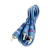 Cable Auxiliar RCA/Plug 3.5 Stereo Pini Azul - 2 Mts