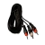 Cable Auxiliar RCA/Plug 3.5 Stereo Spectrun Ficha Roja 5 Mts