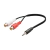 Cable Adaptador Y 2x Jack Rca/Plug 3.5 stereo