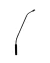 Micrófono para Podio - Superlux E-322MB Flexible 45 cm. XLR Hembra