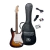 Pack Guitarra Eléctrica SX FE1-SK Strato (con ampli, funda y accesorios) - audiocenter