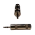 Ficha Plug 3.5 Stereo Metal Largo Zebra
