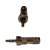 Ficha Plug 3.5 Stereo Metal ZKX