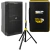 Bafle Activo 15" SKP DX15 Plus - 800w - Bluetooth - C/Tripode + Funda