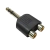 Adaptador 2 jack Hembra RCA / Plug 6.5 Stereo Audiosonic Plastico A 309 - comprar online