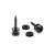 Boton Colgador con Tornillo Chico (Cromado/Negro) - comprar online