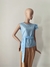 BLUSA CELESTE - Almendra Peralta Ramos