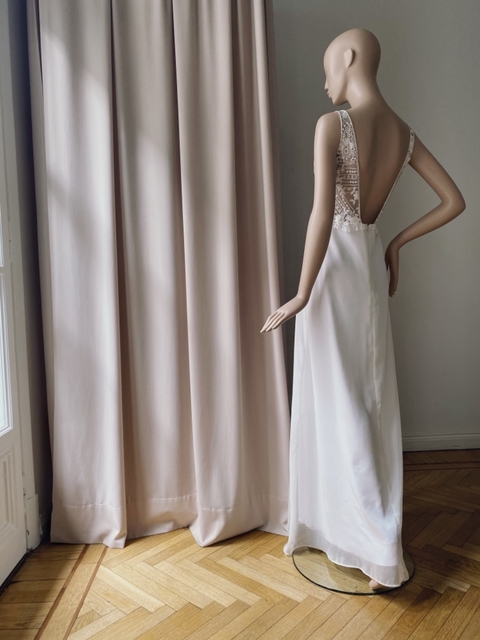 VESTIDO TUL BORDADO