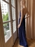 VESTIDO AZUL BRILLOS - Almendra Peralta Ramos