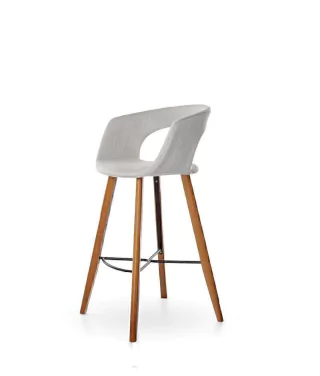 Banqueta Alta Aria Clara para Ambientes Integrados